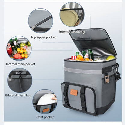 Rolling Insulated Refrigerated Truck Cooler Bag-4